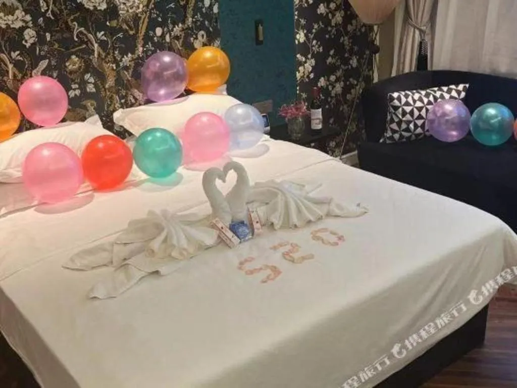 Bed in Metropolo Hotel Hefei Baohe Wandabao Park Metro Station