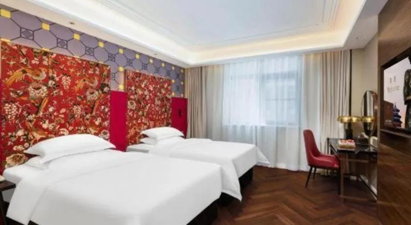 Bed in Metropolo Hotel Hefei Baohe Wandabao Park Metro Station