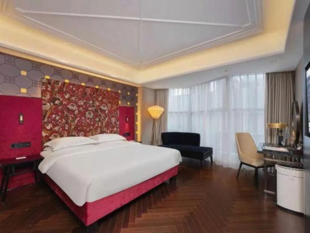 Bed in Metropolo Hotel Hefei Baohe Wandabao Park Metro Station