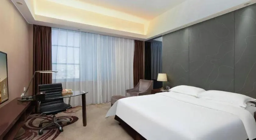 Bed in Metropolo Hotel Hefei Baohe Wandabao Park Metro Station