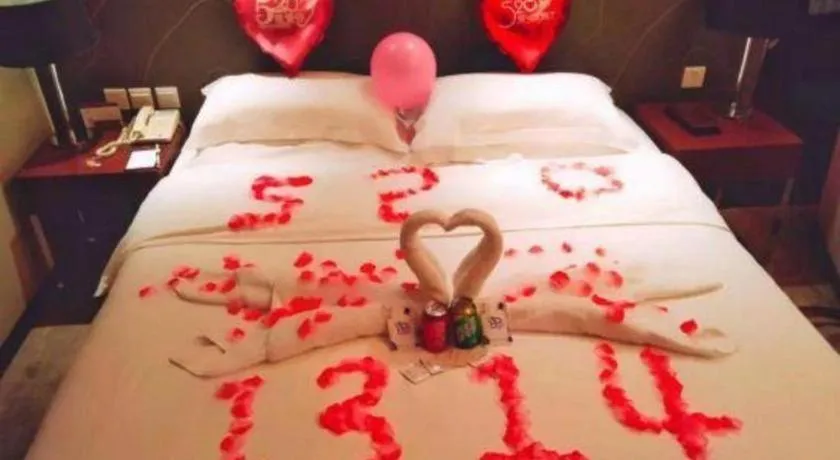 Bed in Metropolo Hotel Hefei Baohe Wandabao Park Metro Station