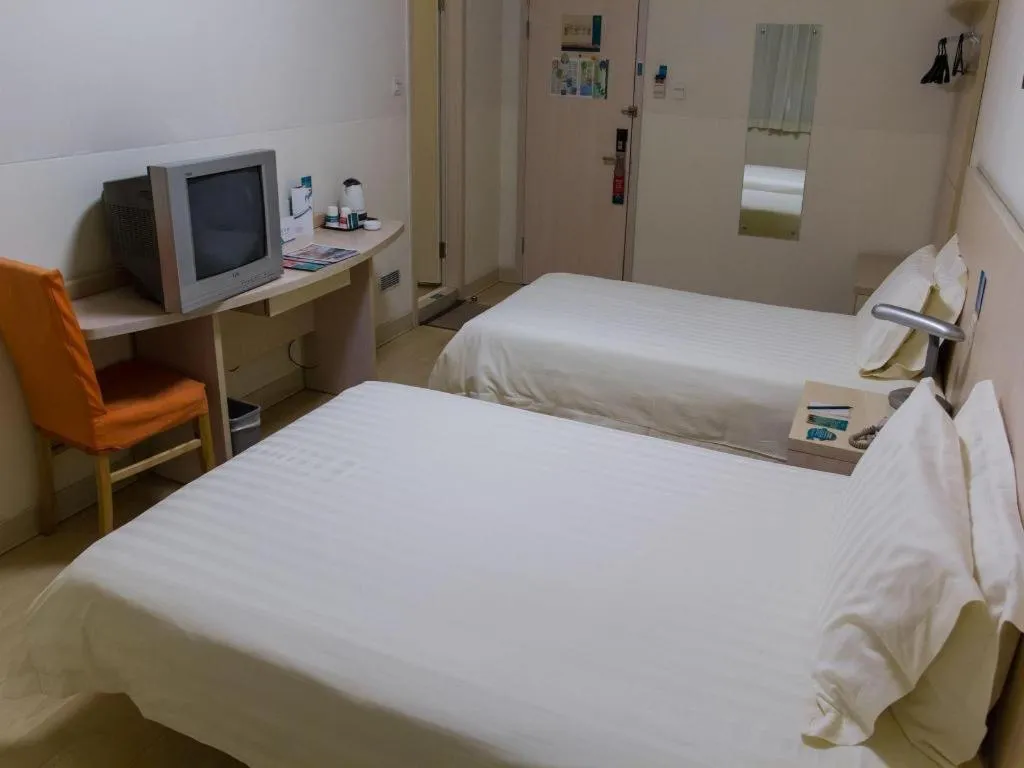 Bed in Jinjiang Inn Select Shanghai Expo Park Dezhou Road