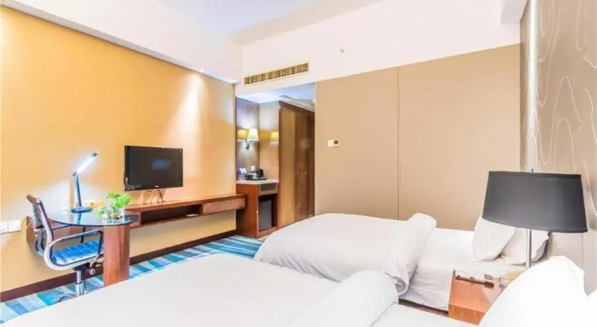 Bed in Jinjiang Metropolo Shaoxing Keqiao Wanda Plaza