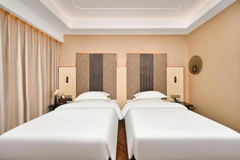 Bed in Jinjiang Metropolo Shaoxing Keqiao Wanda Plaza