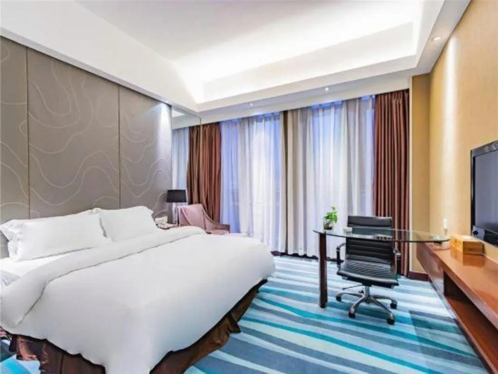 Bed in Jinjiang Metropolo Shaoxing Keqiao Wanda Plaza