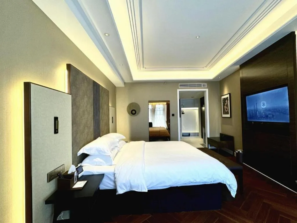 Bed in Jinjiang Metropolo Shaoxing Keqiao Wanda Plaza