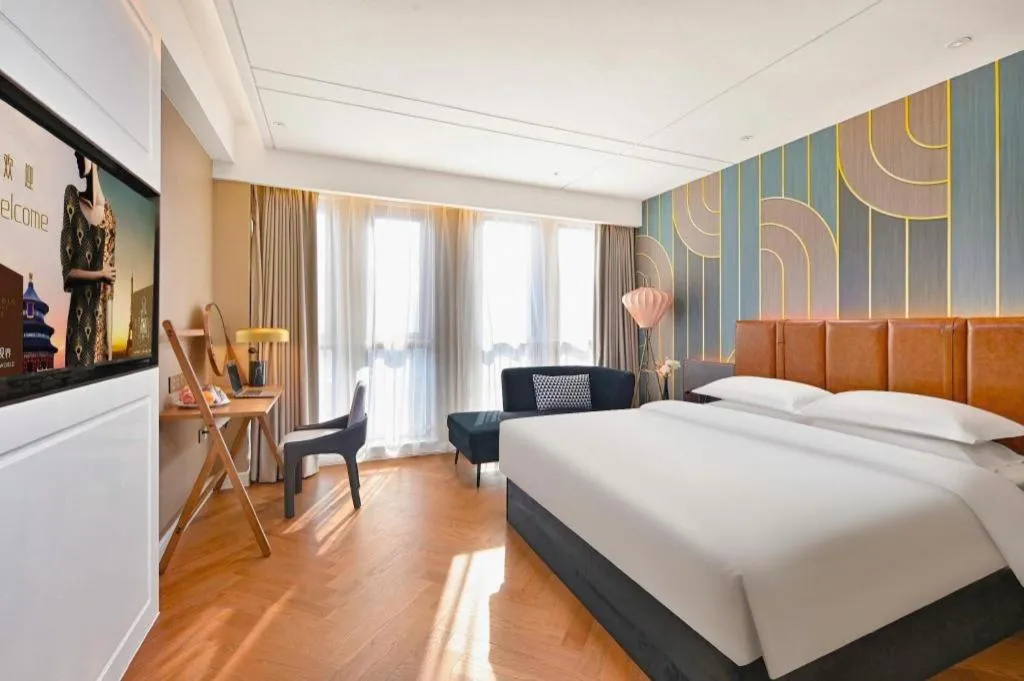 Bed in Jinjiang Metropolo Shaoxing Keqiao Wanda Plaza