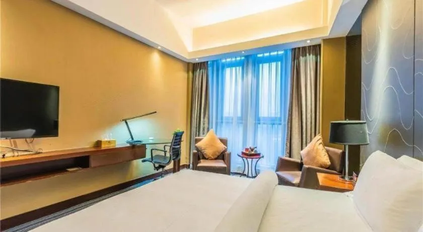 Bed in Jinjiang Metropolo Shaoxing Keqiao Wanda Plaza