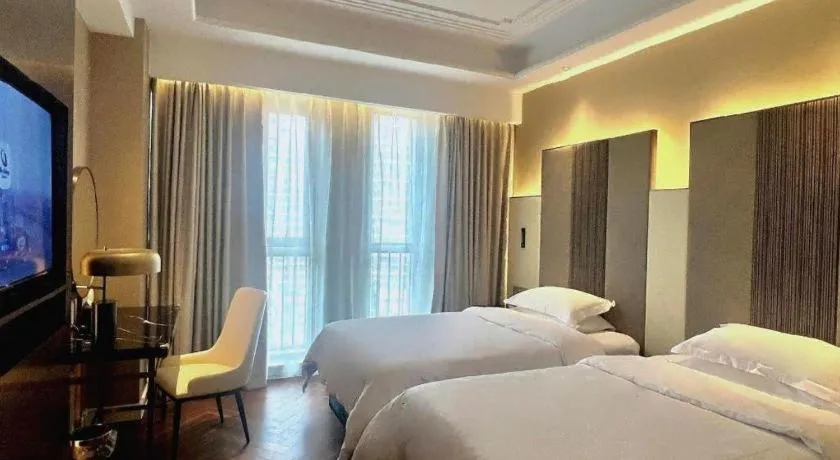 Bed in Jinjiang Metropolo Shaoxing Keqiao Wanda Plaza
