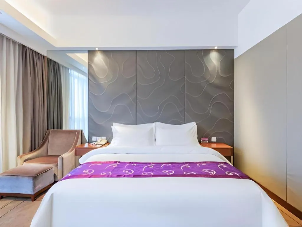 Bed in Jinjiang Metropolo Shaoxing Keqiao Wanda Plaza