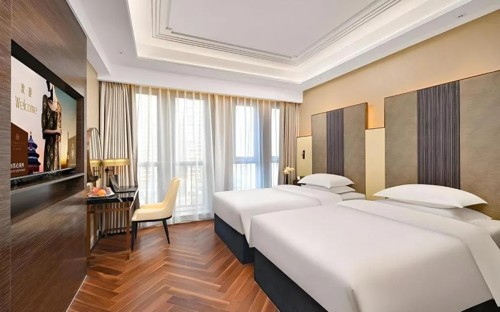 Bed in Jinjiang Metropolo Shaoxing Keqiao Wanda Plaza