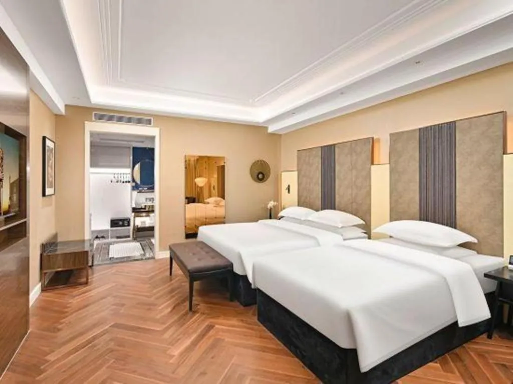 Bed in Jinjiang Metropolo Shaoxing Keqiao Wanda Plaza