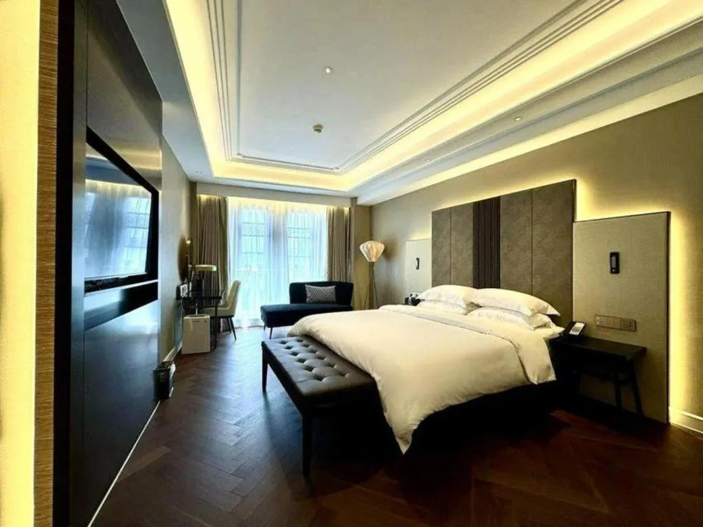 Bed in Jinjiang Metropolo Shaoxing Keqiao Wanda Plaza