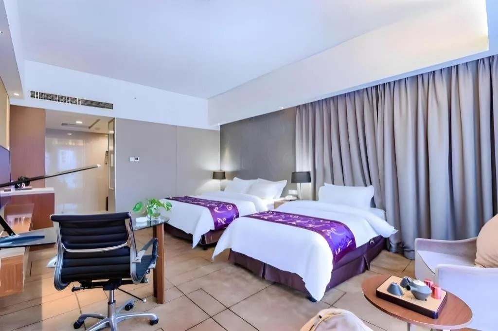 Bed in Jinjiang Metropolo Shaoxing Keqiao Wanda Plaza