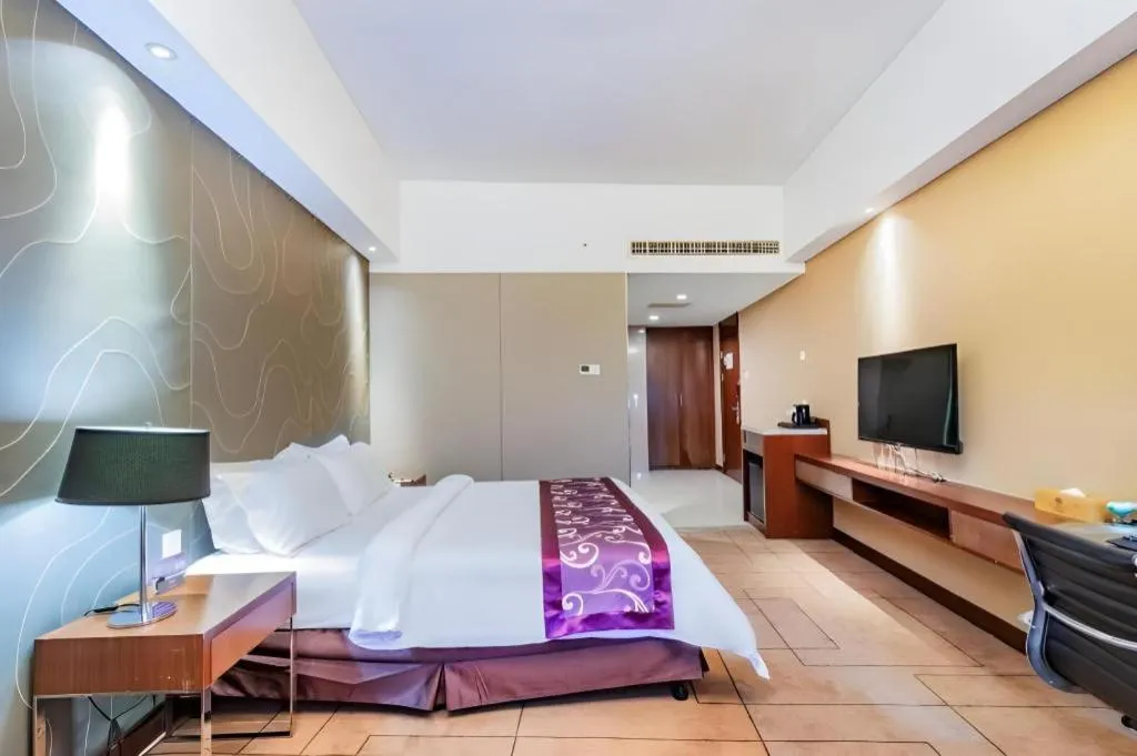 Bed in Jinjiang Metropolo Shaoxing Keqiao Wanda Plaza