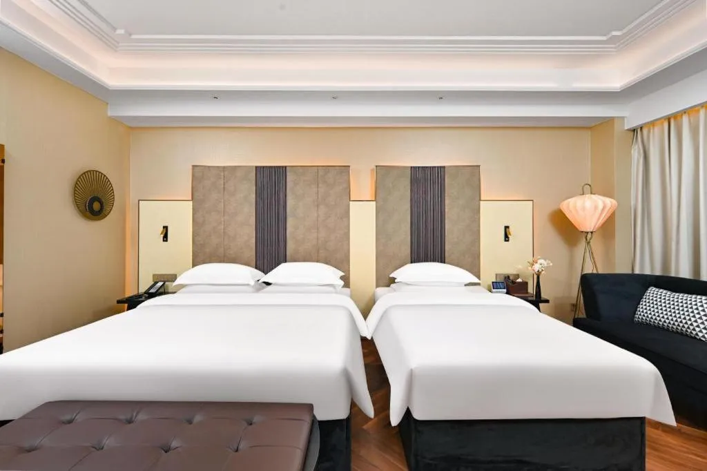 Bed in Jinjiang Metropolo Shaoxing Keqiao Wanda Plaza