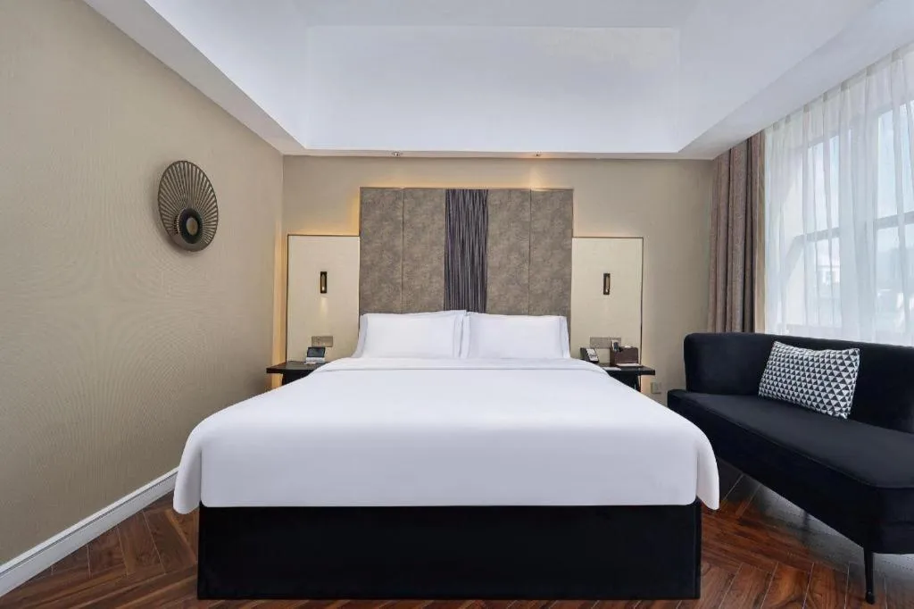 Bed in Jinjiang Metropolo Hotel - Ningde Wanda Plaza