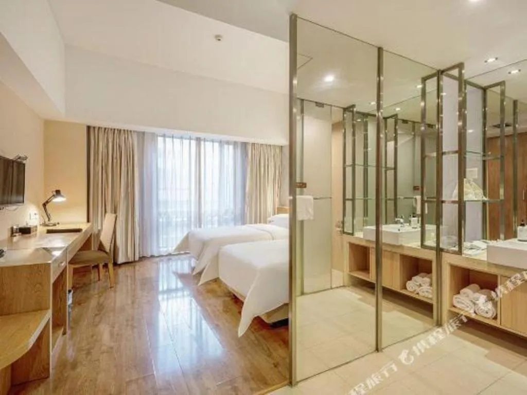 Bed in Jinjiang Metropolo Hotel - Ningde Wanda Plaza