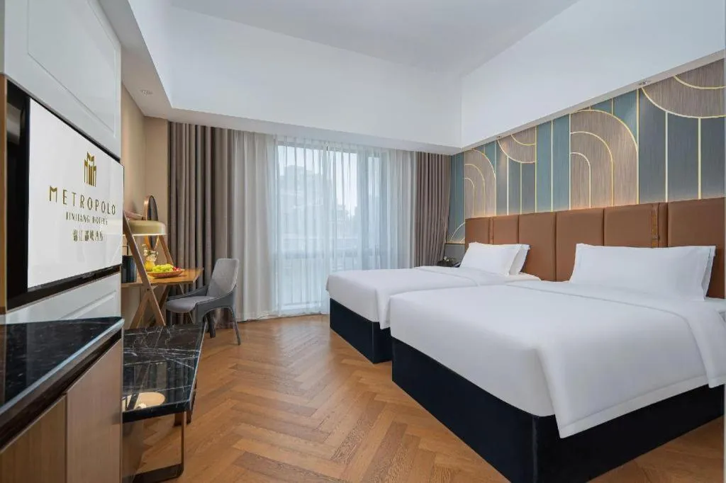 Bed in Jinjiang Metropolo Hotel - Ningde Wanda Plaza