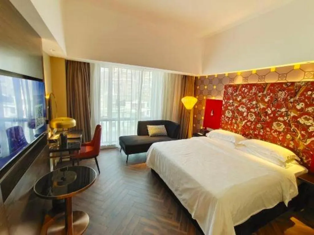 Bed in Jinjiang Metropolo Hotel - Ningde Wanda Plaza