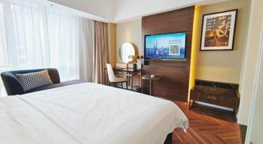 Bed in Jinjiang Metropolo Hotel - Ningde Wanda Plaza