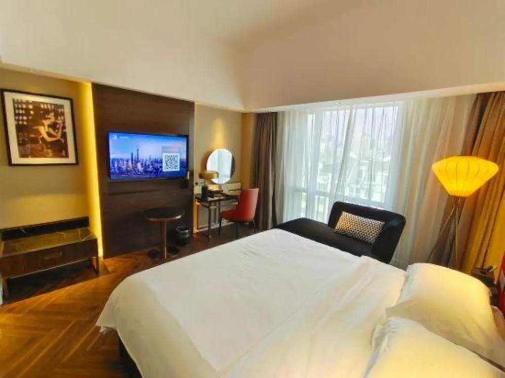 Bed in Jinjiang Metropolo Hotel - Ningde Wanda Plaza