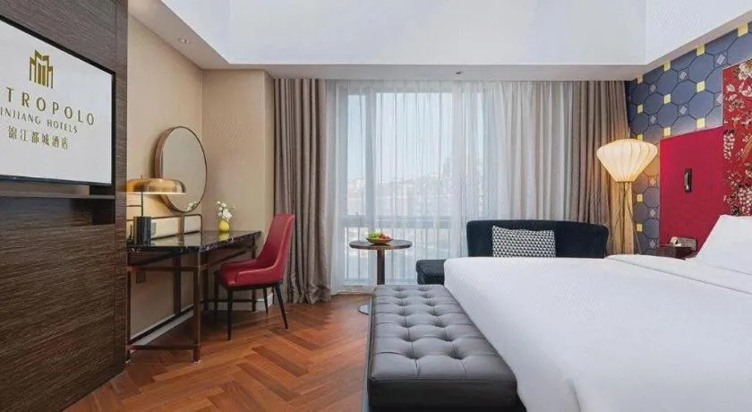 Bed in Jinjiang Metropolo Hotel - Ningde Wanda Plaza