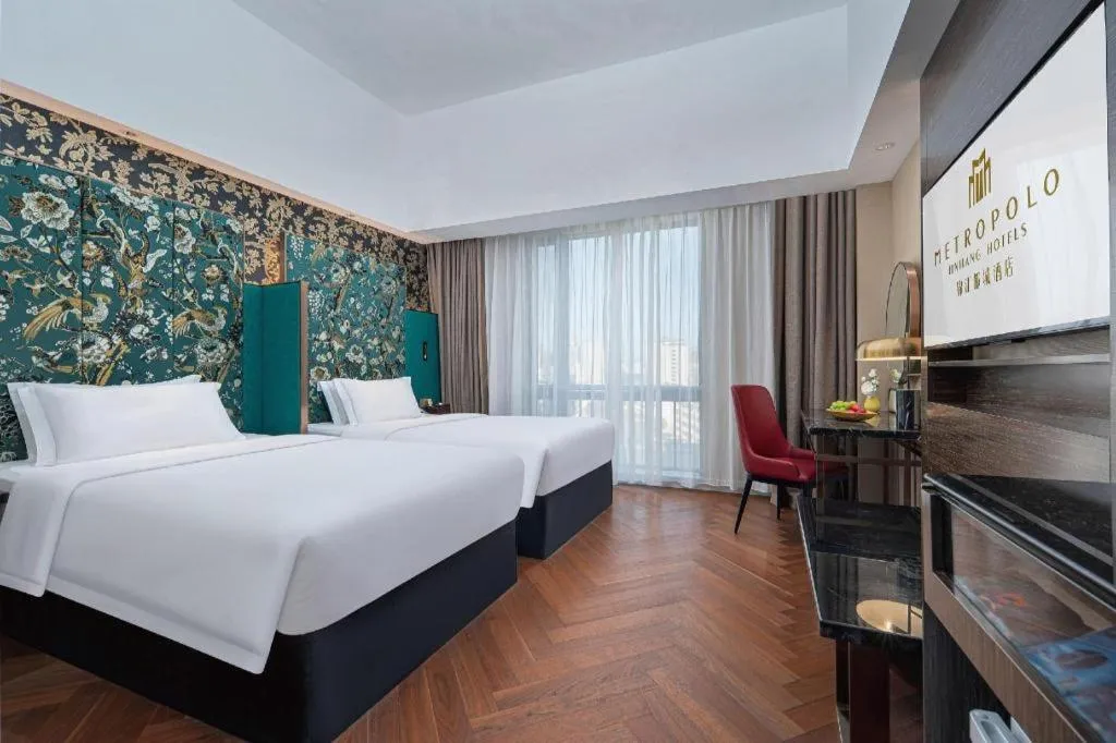 Bed in Jinjiang Metropolo Hotel - Ningde Wanda Plaza