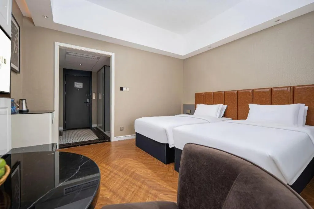 Bed in Jinjiang Metropolo Hotel - Ningde Wanda Plaza