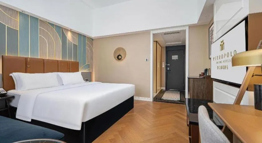 Bed in Jinjiang Metropolo Hotel - Ningde Wanda Plaza