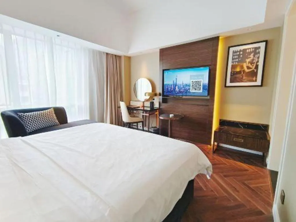 Bed in Jinjiang Metropolo Hotel - Ningde Wanda Plaza