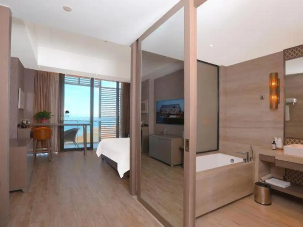 Bed in Mangrove Tree Resort World Qingdao