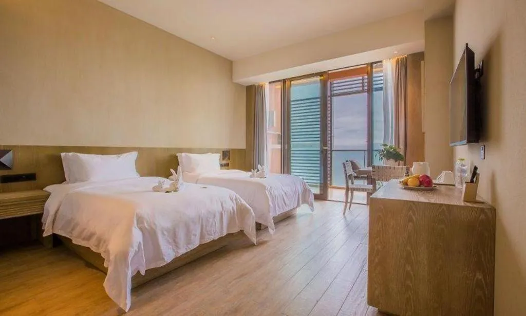 Bed in Mangrove Tree Resort World Qingdao