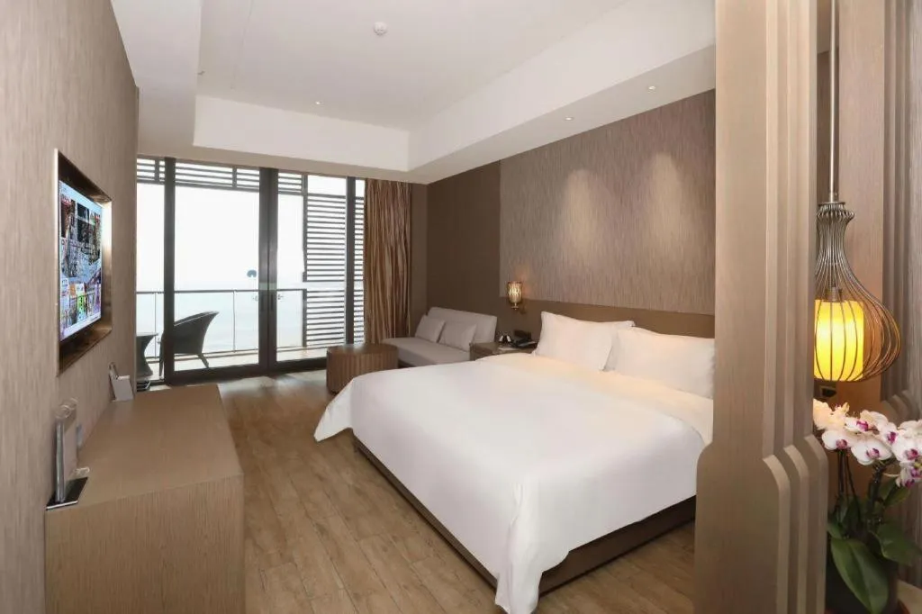 Bed in Mangrove Tree Resort World Qingdao