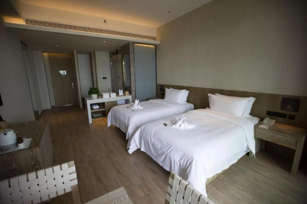 Bed in Mangrove Tree Resort World Qingdao