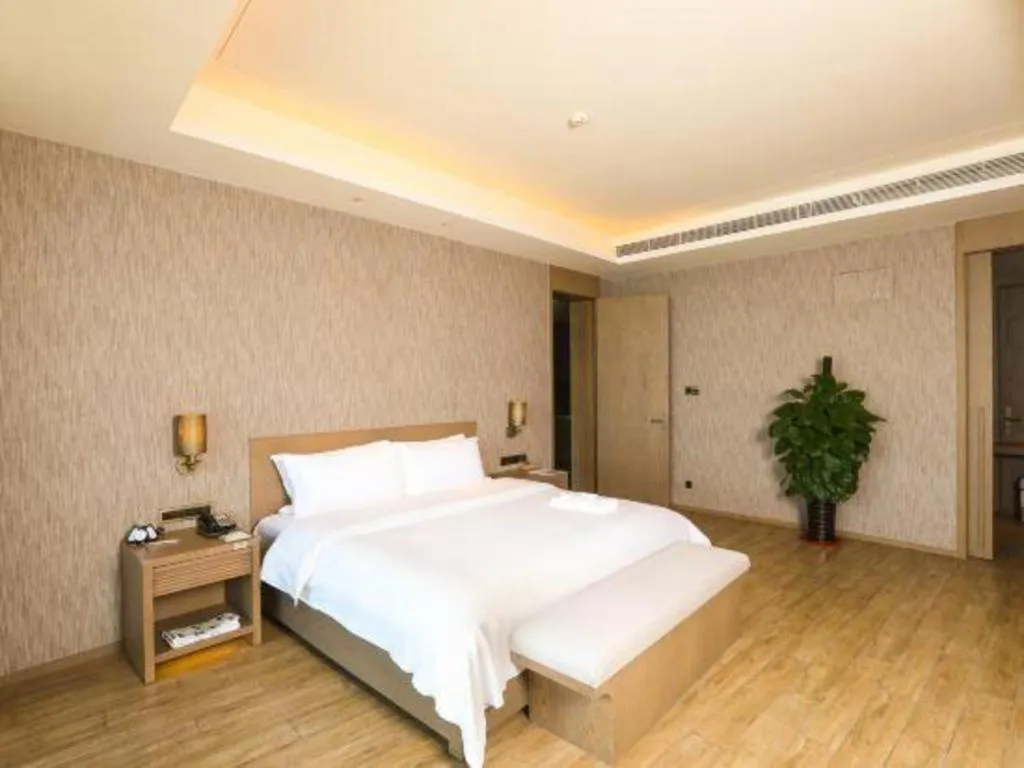 Bed in Mangrove Tree Resort World Qingdao