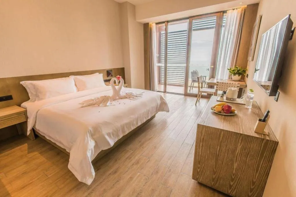 Bed in Mangrove Tree Resort World Qingdao