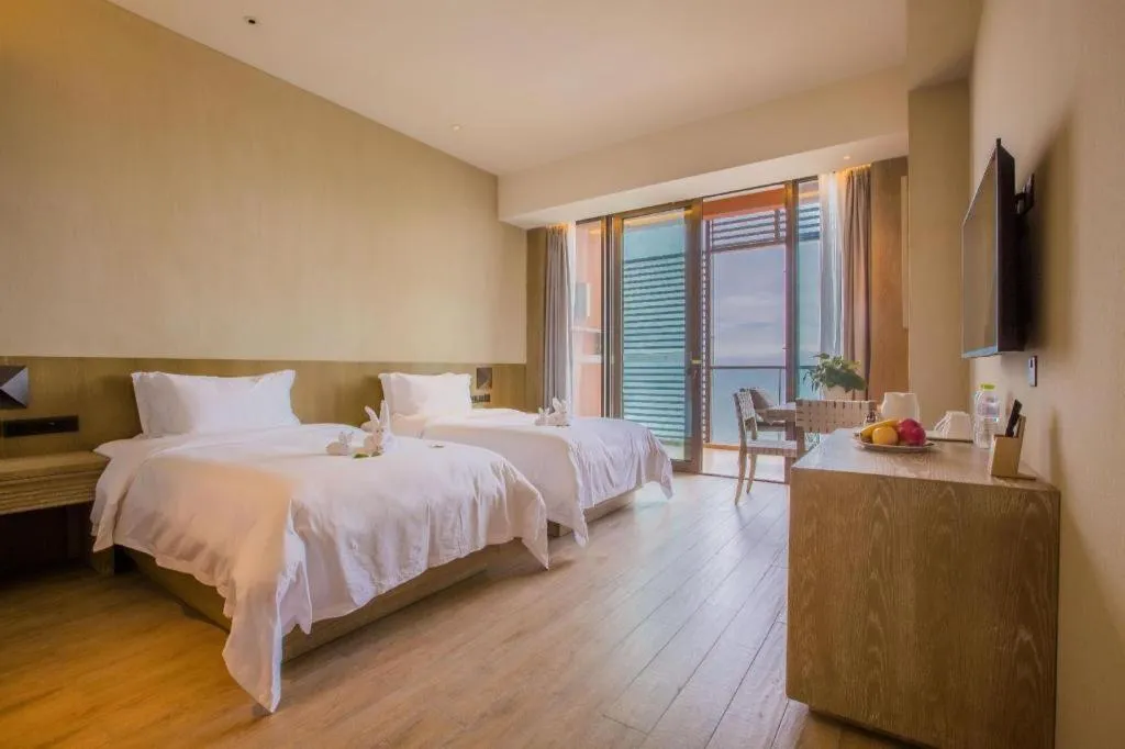 Bed in Mangrove Tree Resort World Qingdao