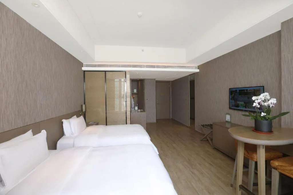 Bed in Mangrove Tree Resort World Qingdao