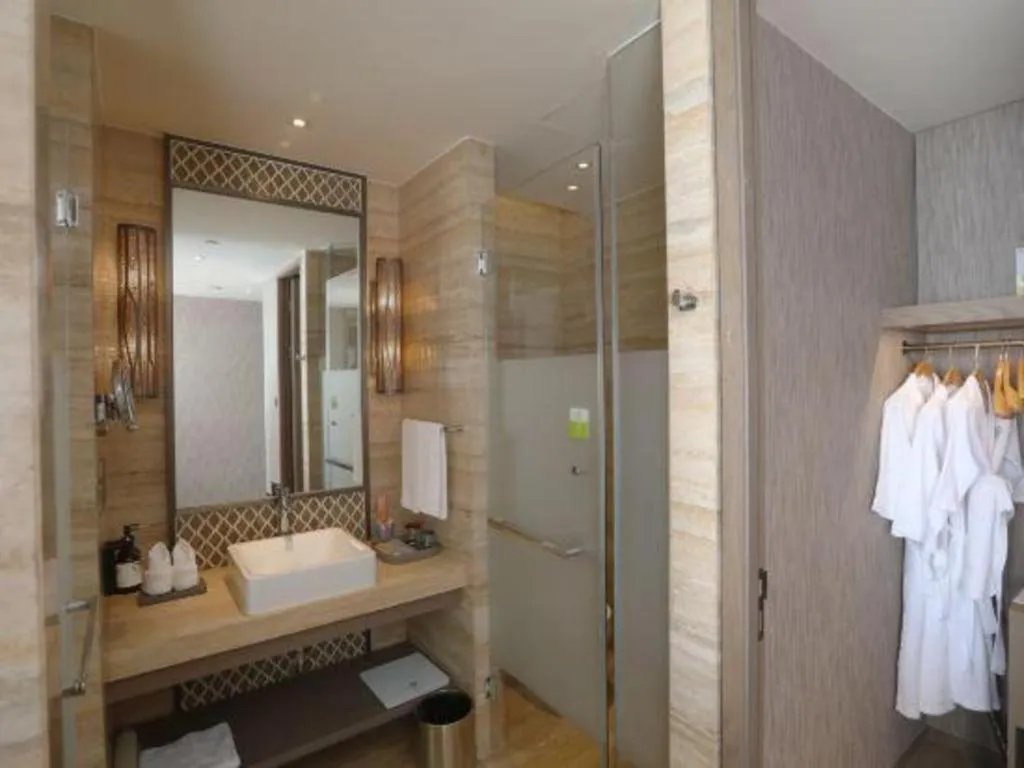 Bed in Mangrove Tree Resort World Qingdao