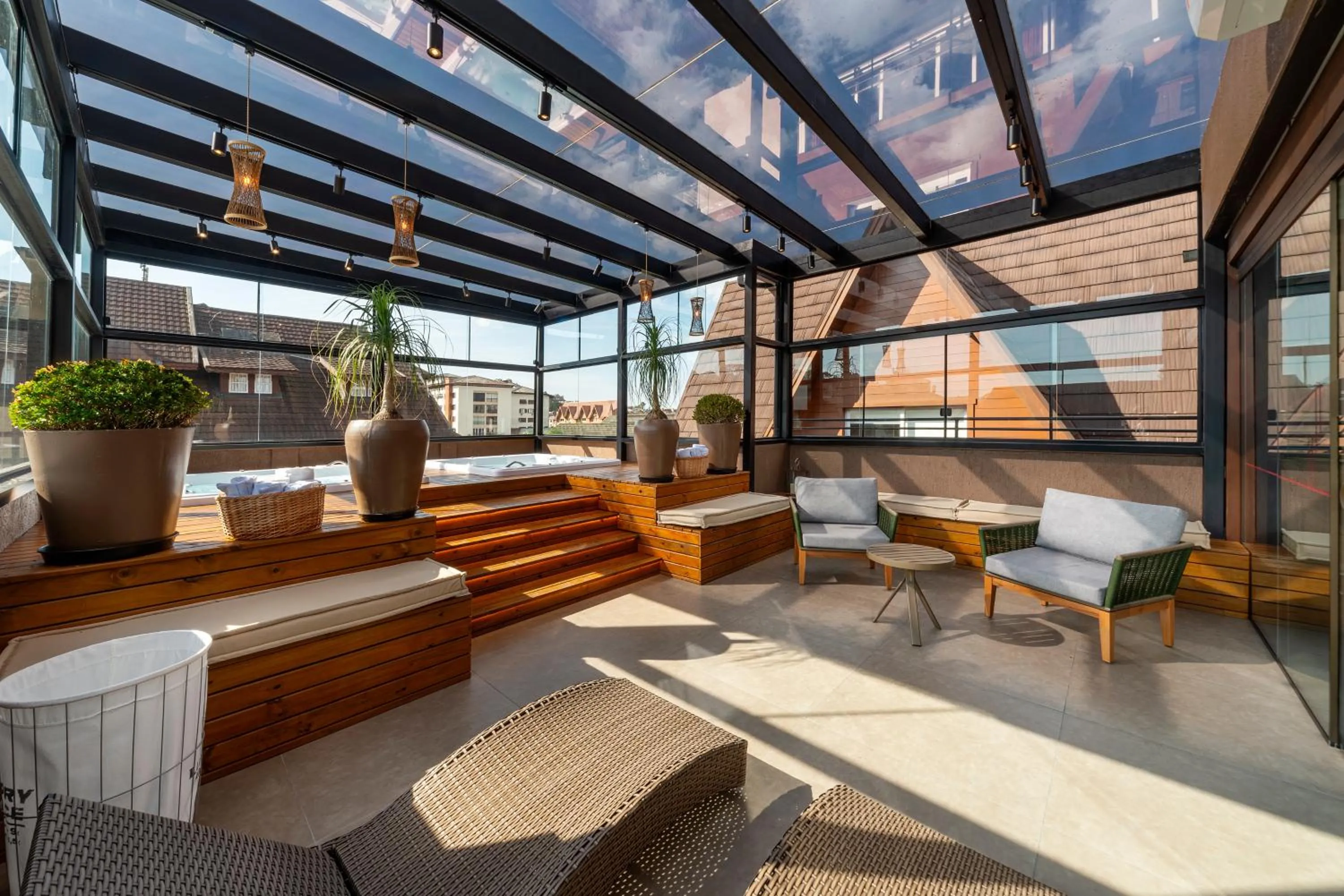 Seating area in Hotel Laghetto Stilo Centro