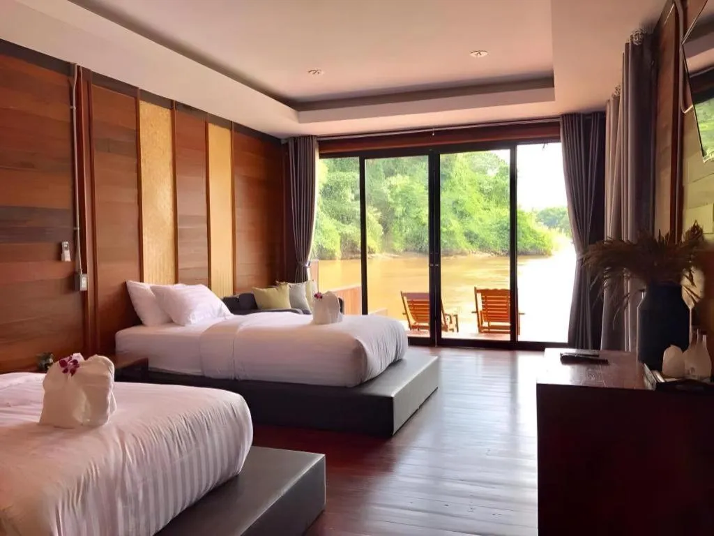 Bed in The River Life Resort