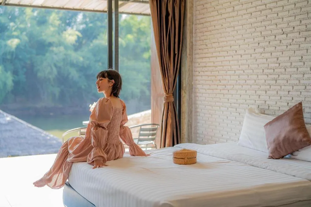 Bed in The River Life Resort