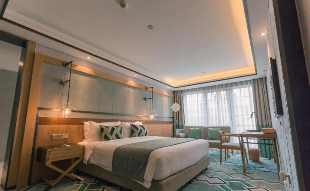 Bed in Hangzhou Cosy Park Hotel