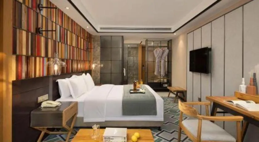 Bed in Hangzhou Cosy Park Hotel