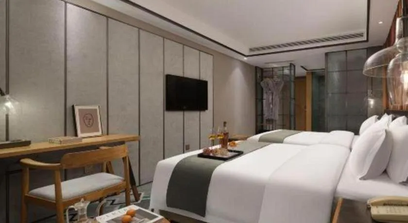 Bed in Hangzhou Cosy Park Hotel