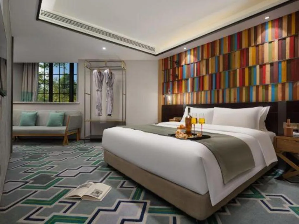 Bed in Hangzhou Cosy Park Hotel