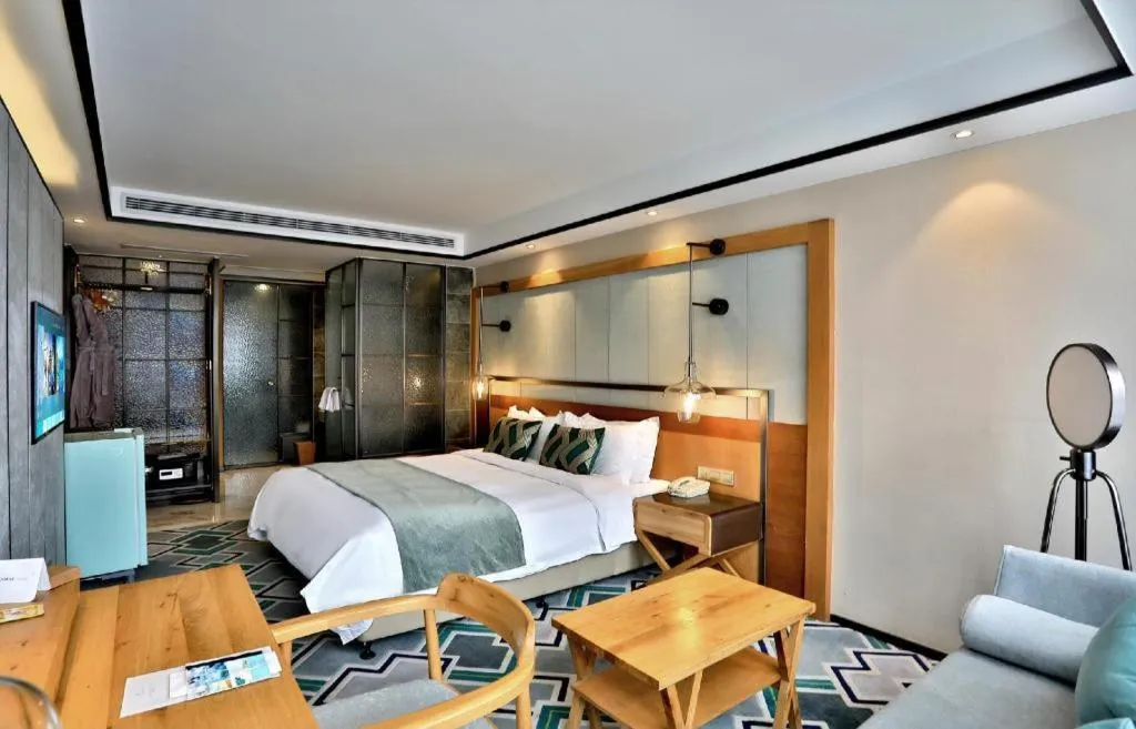 Bed in Hangzhou Cosy Park Hotel