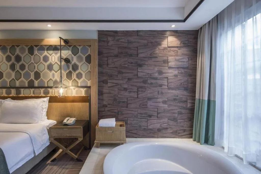 Bed in Hangzhou Cosy Park Hotel