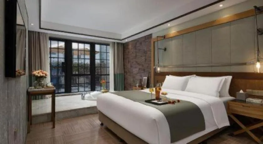 Bed in Hangzhou Cosy Park Hotel